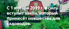 Вступил в силу новый дачный закон.